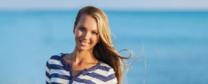 beautiful woman on the beach