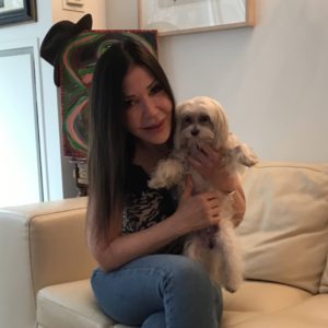 Jane Cher, RN with Her dog Botox - Botox RN